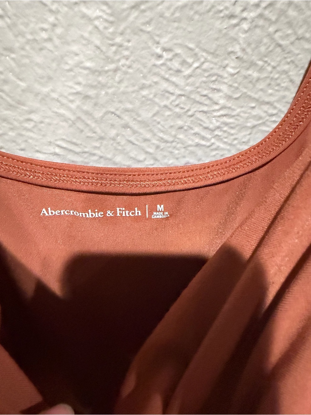 Abercrombie & Fitch Rust Twist-Front Bodysuit - Picture 2 of 3